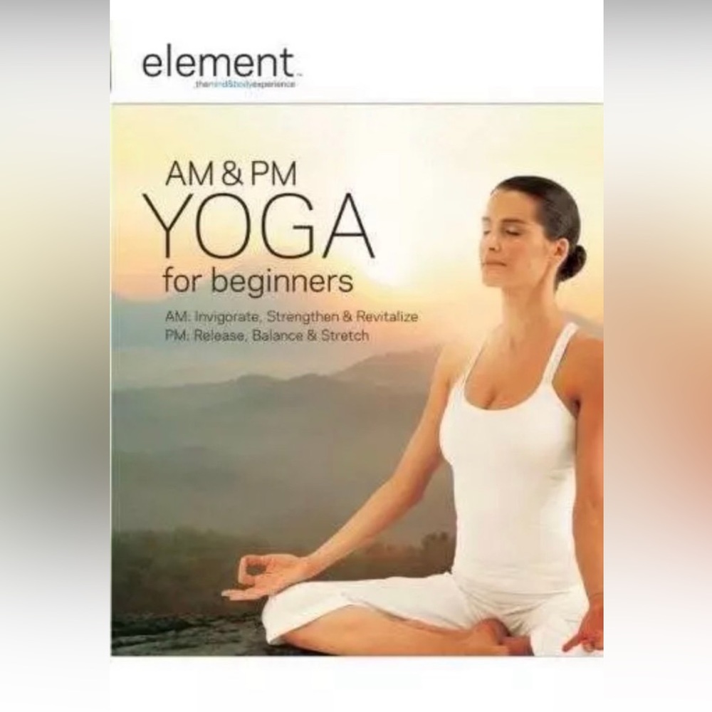 Element: AM & PM Yoga for Beginners - DVD By Elena Brower - VERY GOOD